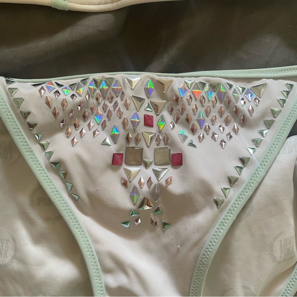 Rare VS Rhinestone Bikini Set - Picture 3 of 8